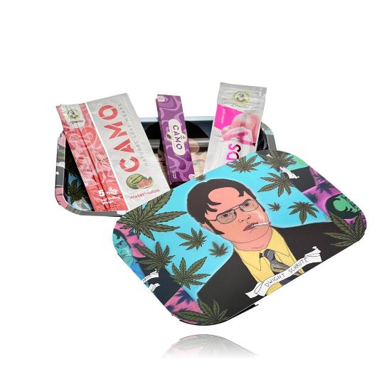 3D HOLOGRAPHIC ROLLING TRAY WITH MAGNETIC LID