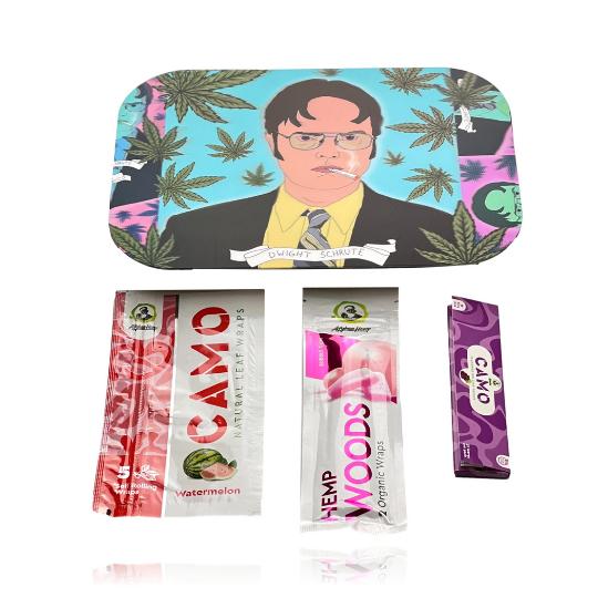 3D HOLOGRAPHIC ROLLING TRAY WITH MAGNETIC LID