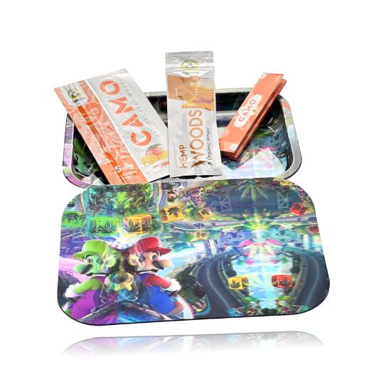 3D HOLOGRAPHIC ROLLING TRAY WITH MAGNETIC LID