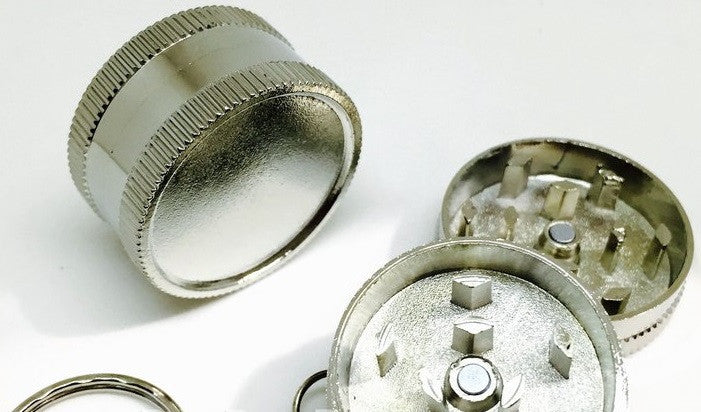 Mini Zinc Keychain Grinder