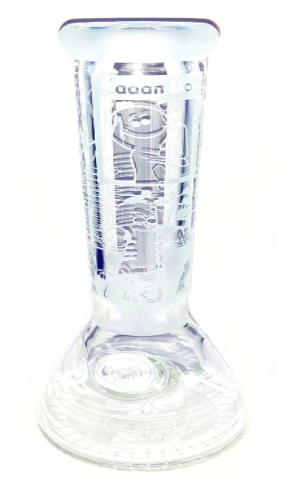 15" Frosted Cartoon Waterpipe