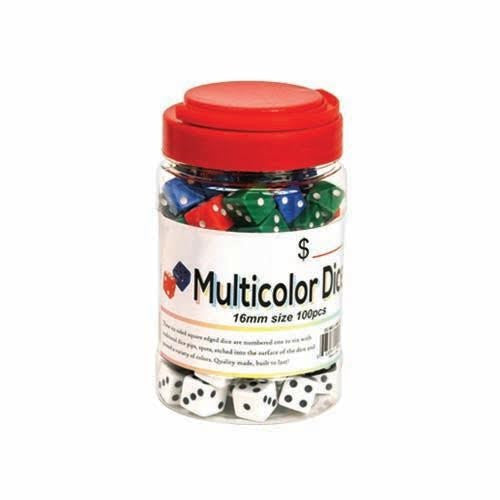 16mm Double Cross Dice (100ct)