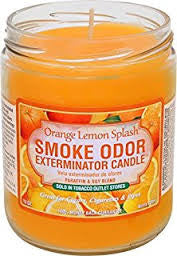 Smoke Odor Exterminator Candle 13oz Orange Lemon Splash