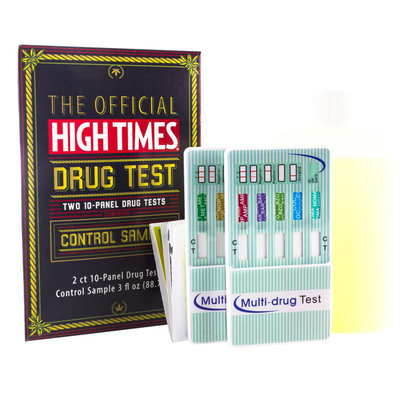 The Official High Times 5 Panel Test + 3oz Synthetic Urine (2ct)