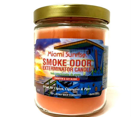 Smoke Odor Exterminator Candle 13oz Miami Sunrise