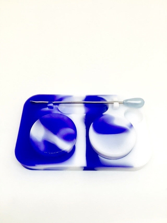 Silicone Container w/ Dab Tool + Stand