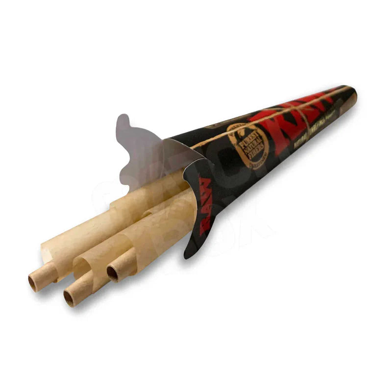 RAW - Black 1 1/4 Classic Pre-Roll Cone (6ct)