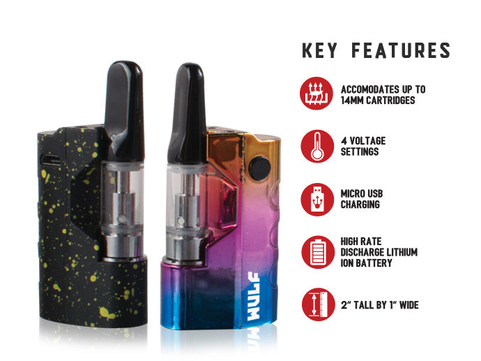 Wulf Micro Plus Cartridge Vaporizer by Wulf Mods