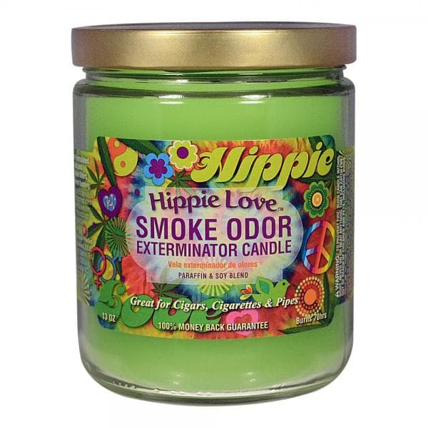 Smoke Odor Exterminator Candle 13oz Hippie Love