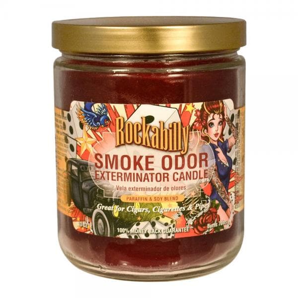Smoke Odor Exterminator Candle 13oz Rockabilly