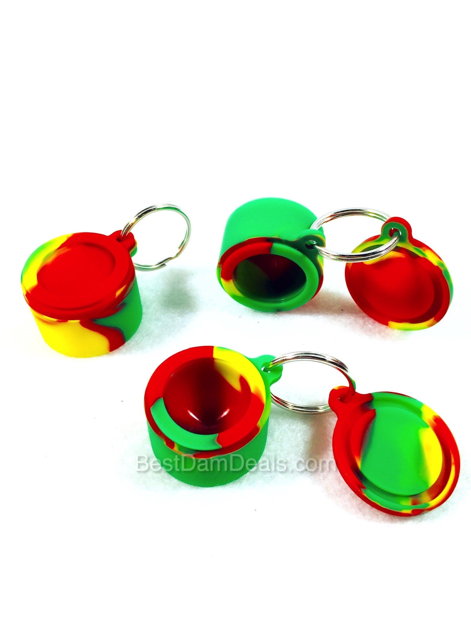 Keychain Silicone Container