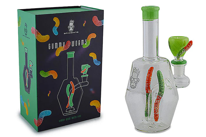 Space King Gummy Worms Water Pipe