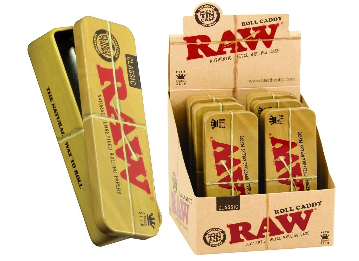 Raw Roll Caddy Metal Rolling Case