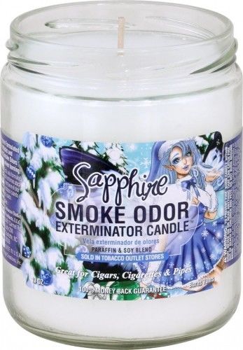 Smoke Odor Exterminator Candle 13oz Sapphire