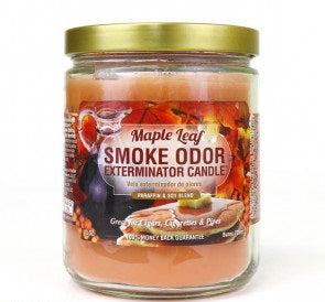 Smoke Odor Exterminator Candle 13oz Maple Leaf