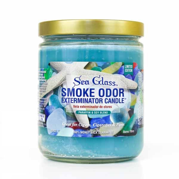 Smoke Odor Exterminator Candle 13oz Sea Glass