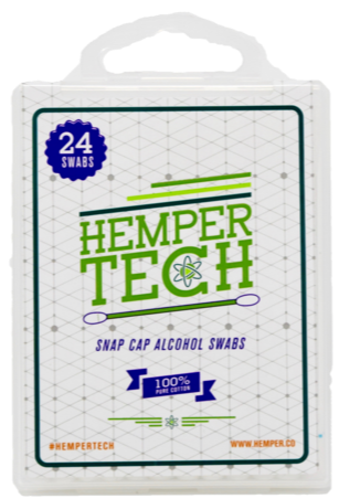 HemperTECH Snap cap Alcohol swabs (24 Pack)
