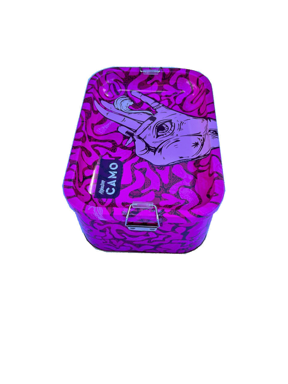 ROLLING METEL BOX + BOX OF AFGHAN HEMP BLUNT WRAPS