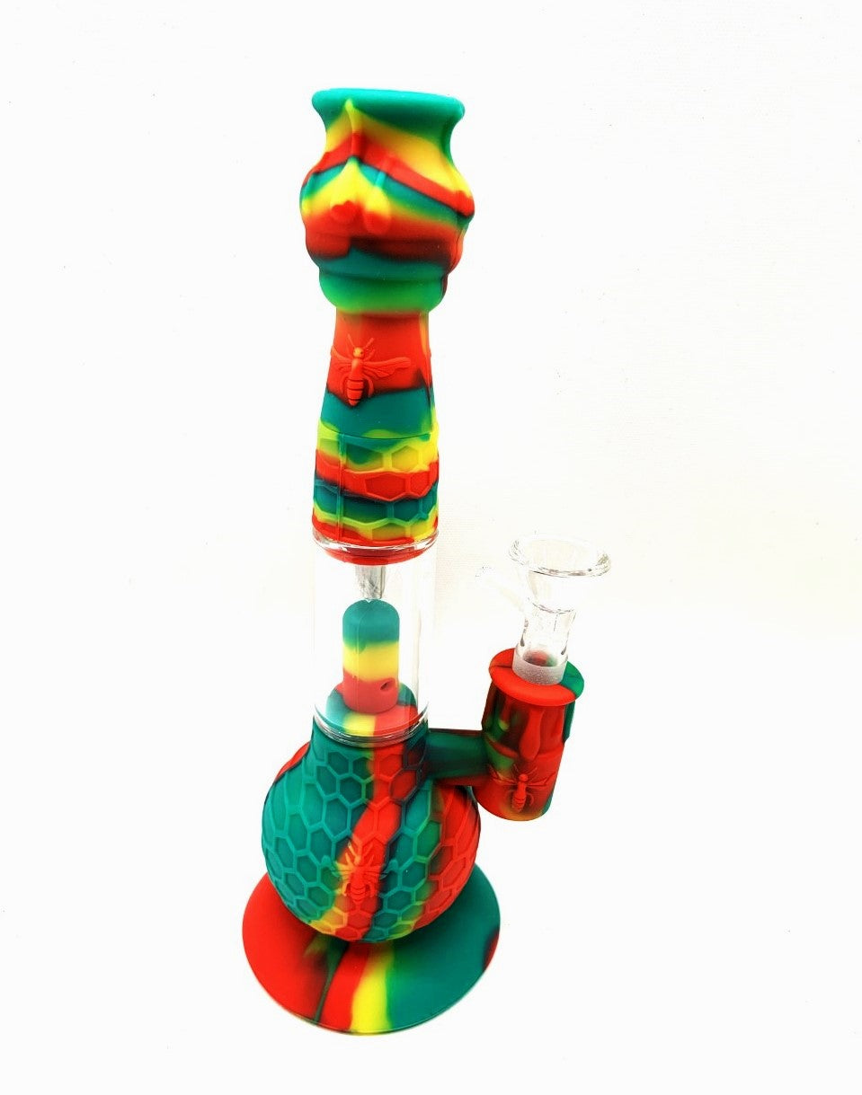SILICONE WATER PIPE & NECTAR COLLECTOR