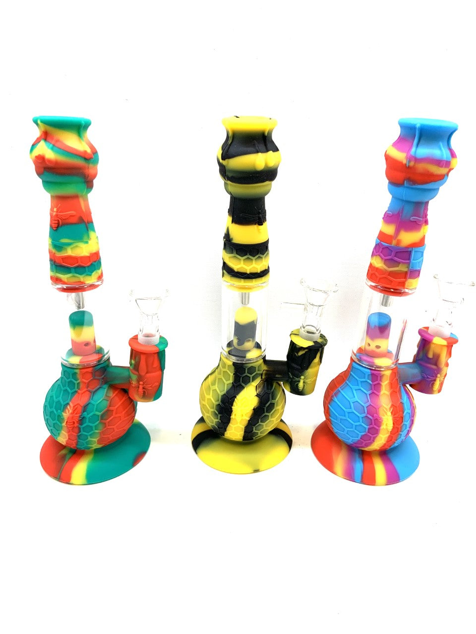 SILICONE WATER PIPE & NECTAR COLLECTOR