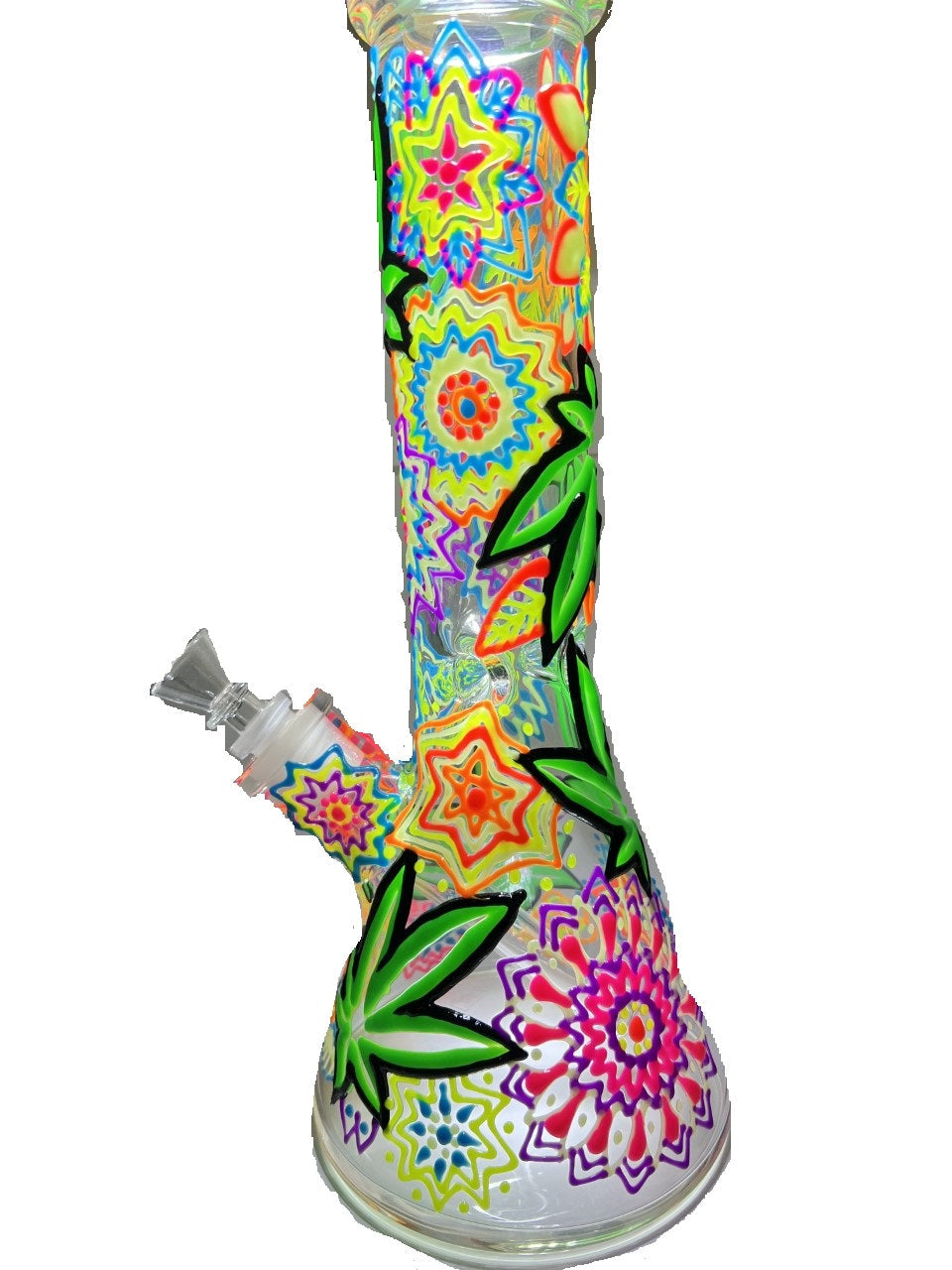 13'' COLOR GLOW IN DARK BEAKER