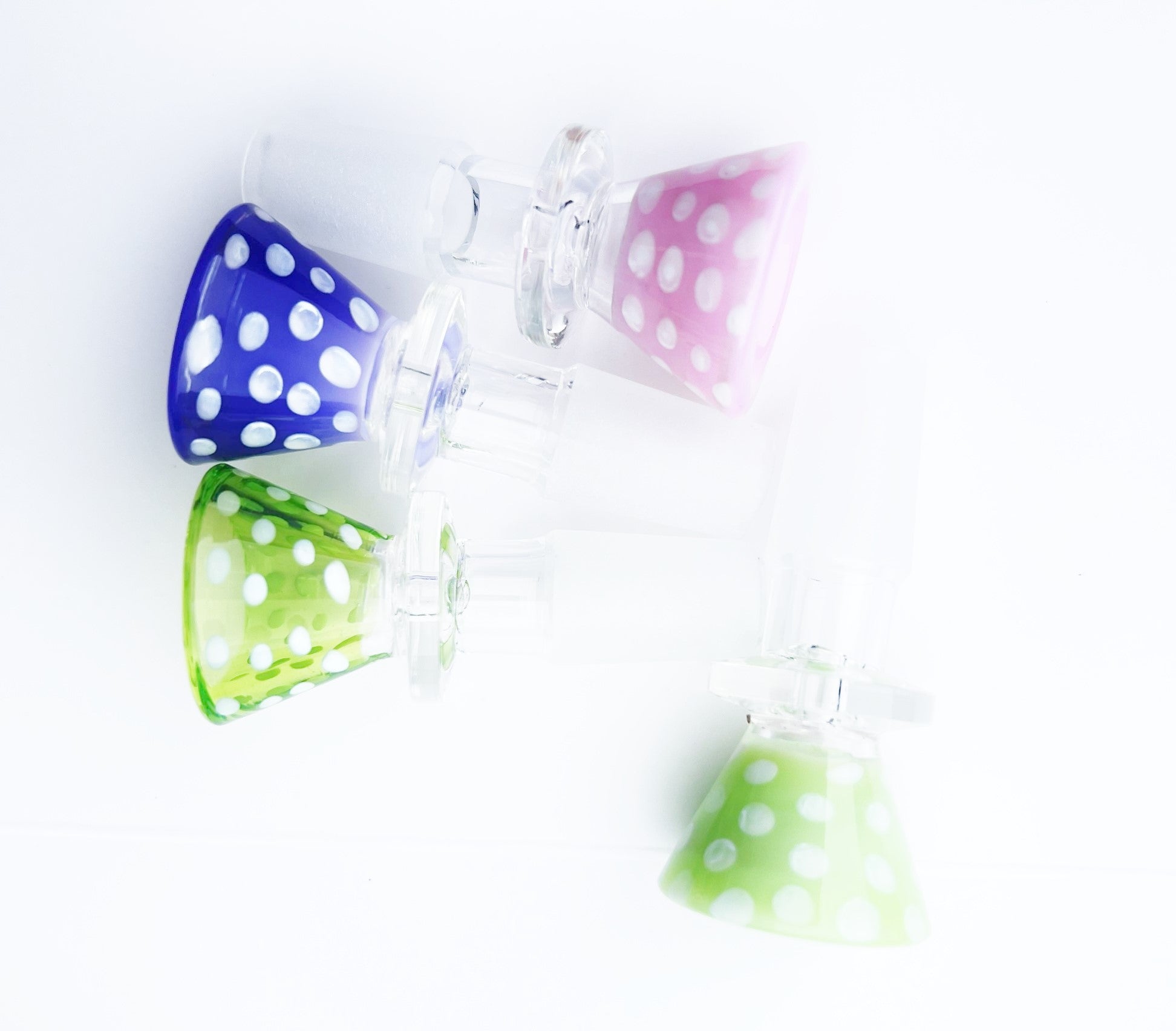 DEEZNUTZ GLASS COLOR 14MM MALE  BOWL 12CT