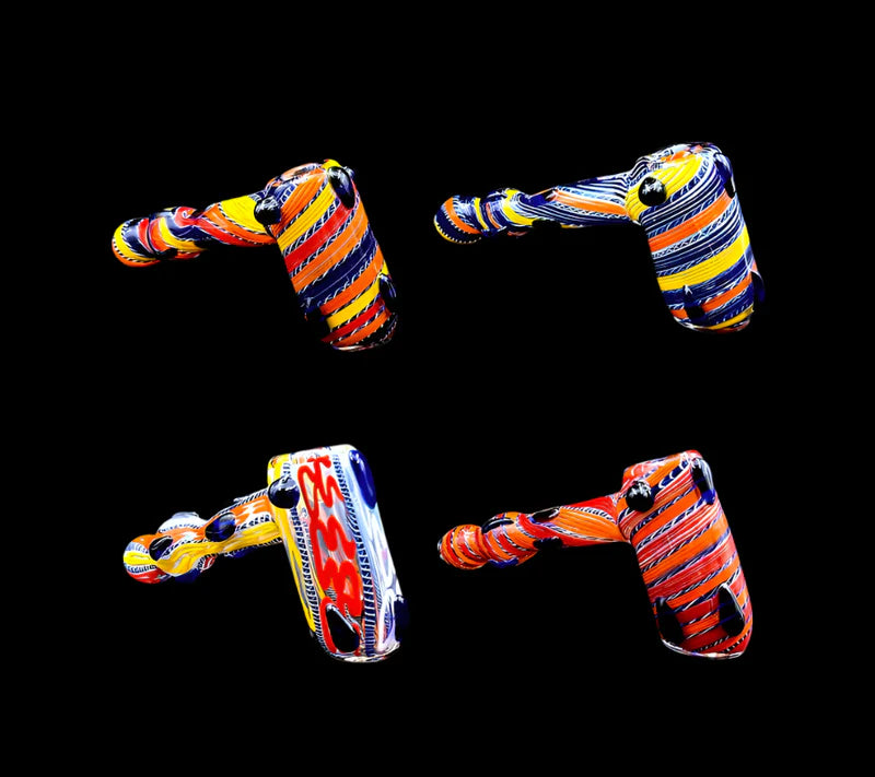 Glass Bubbler - Water Fall (7")